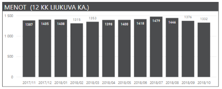 kuukausikatsaus menot 12kk 2018 10