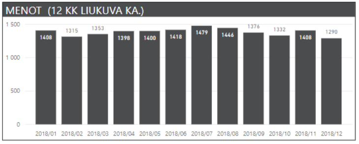 kuukausikatsaus menot 12kk 2018 12